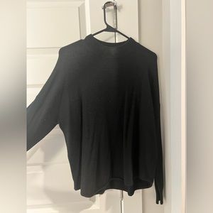 Madewell Black Crew Neck Sweater